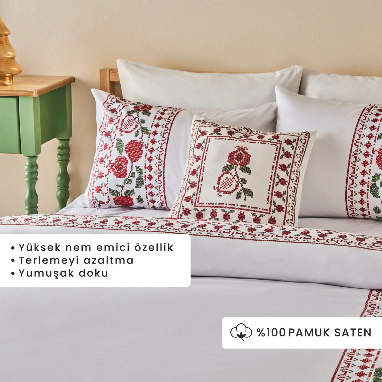 %100 Pamuk Saten Jolly - 2