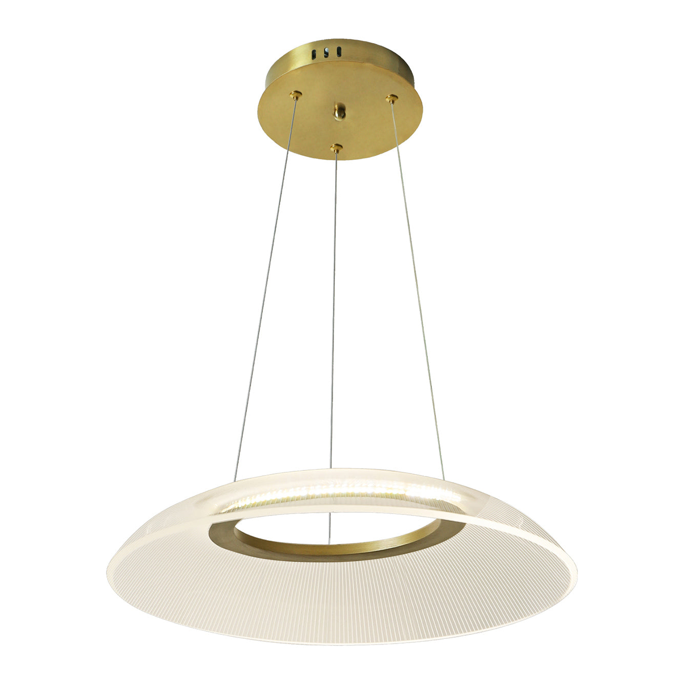 Sia Yuvarlak Avize 24 Watt Gold (56x85 cm)