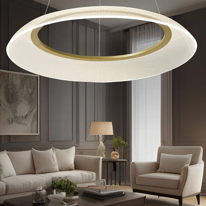 Sia Yuvarlak Avize 24 Watt Gold (56x85 cm) - 56x80 cm - GOLD - 2