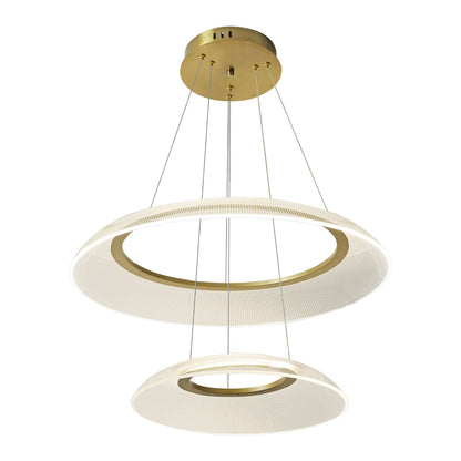 Sia Yuvarlak Avize 24 Watt Gold (56x85 cm)