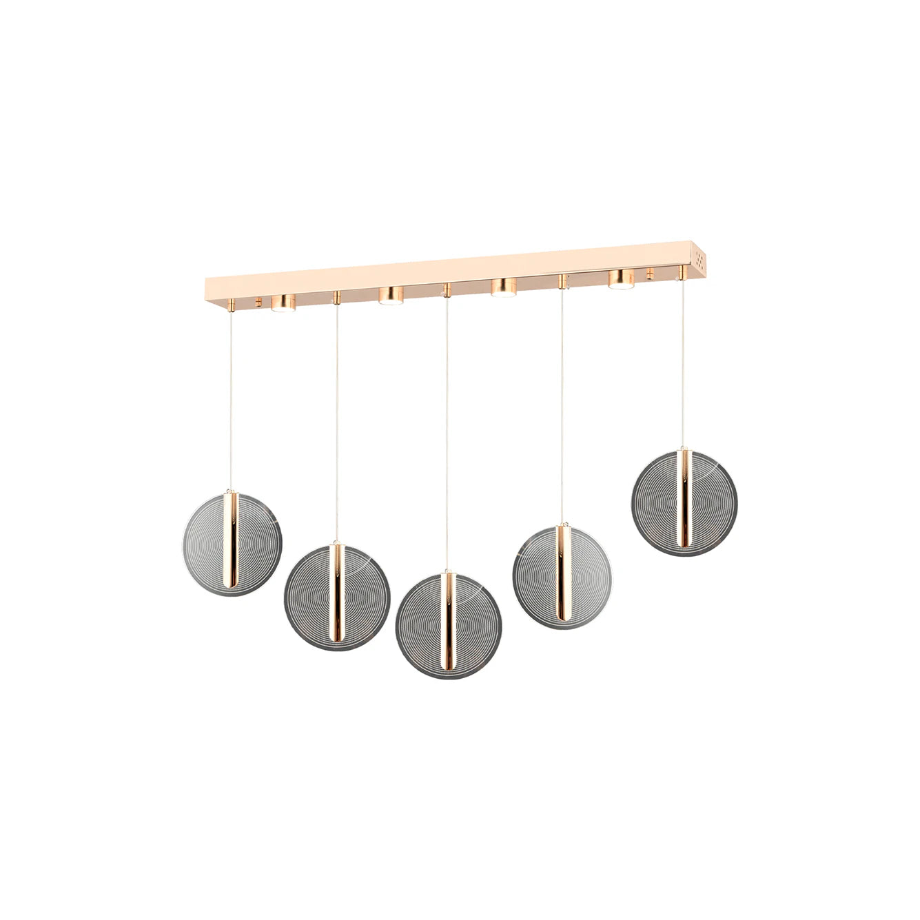Vals 4'lü Avize 52 Watt Gold (30x75 cm) - 80x75 cm - GOLD - 2