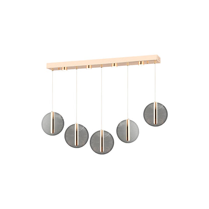 Vals 4'lü Avize 52 Watt Gold (30x75 cm) - 80x75 cm - GOLD - 2