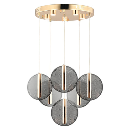Vals 4'lü Avize 52 Watt Gold (30x75 cm)