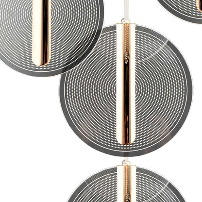 Vals 4'lü Avize 52 Watt Gold (30x75 cm) - 75x40 cm - GOLD - 4