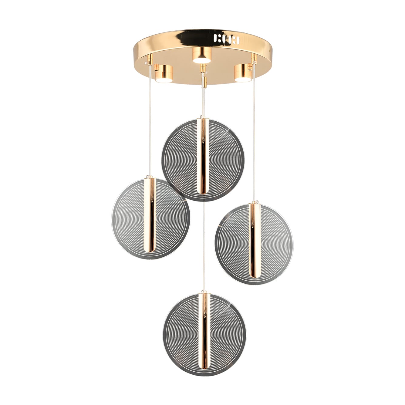 Vals 4'lü Avize 52 Watt Gold (30x75 cm)