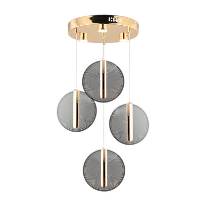 Vals 4'lü Avize 52 Watt Gold (30x75 cm)