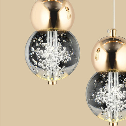 Mindy 3'lü Yuvarlak Avize 48 Watt Gold (30x75 cm) - 3