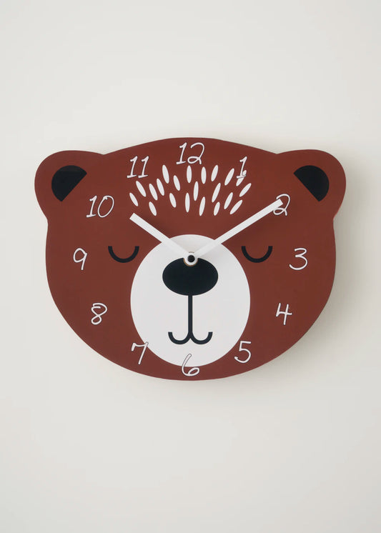 Bear Çocuk Saati Kahverengi (26x28 cm)
