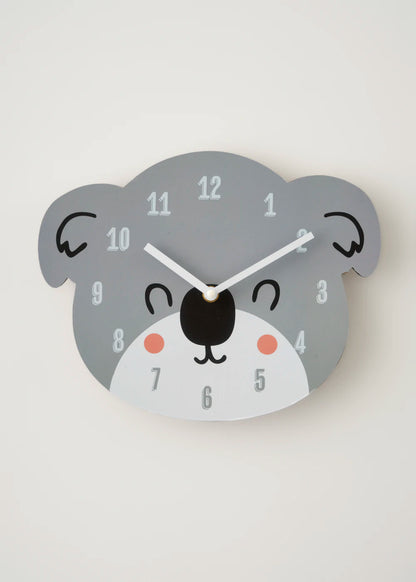 Koala Çocuk Saati Gri (26x28 cm)