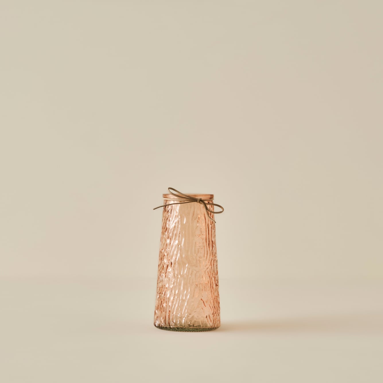 Garden Cam Vazo Mor (10x22 cm) - PEMBE - 10x22 cm - 2