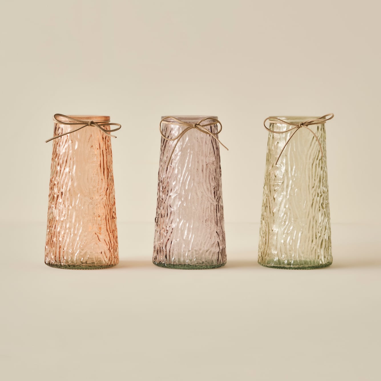 Garden Cam Vazo Mor (10x22 cm) - PEMBE - 10x22 cm - 3