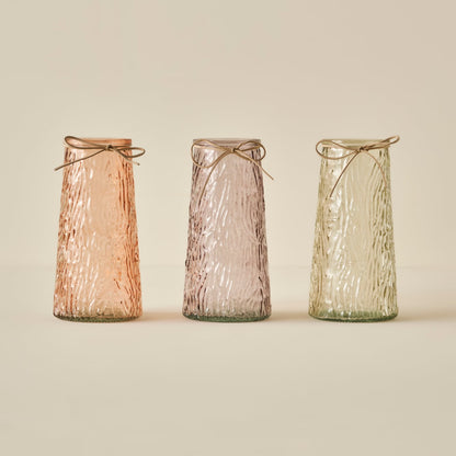 Garden Cam Vazo Mor (10x22 cm) - PEMBE - 10x22 cm - 3
