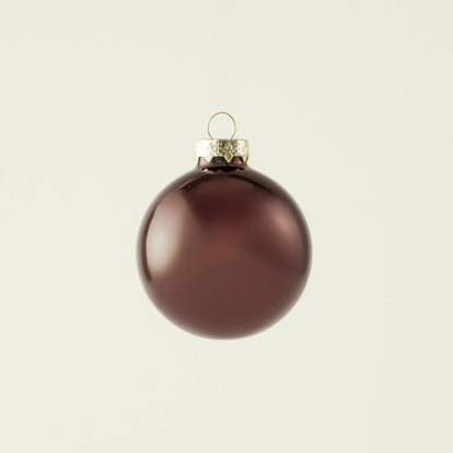 Christmas Dekoratif Süs 12'li Kahverengi (6 cm)