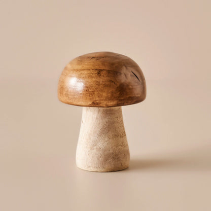 Mushroom Dekoratif Obje Naturel (12x15 cm)