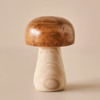 Mushroom Dekoratif Obje Naturel (12x15 cm)