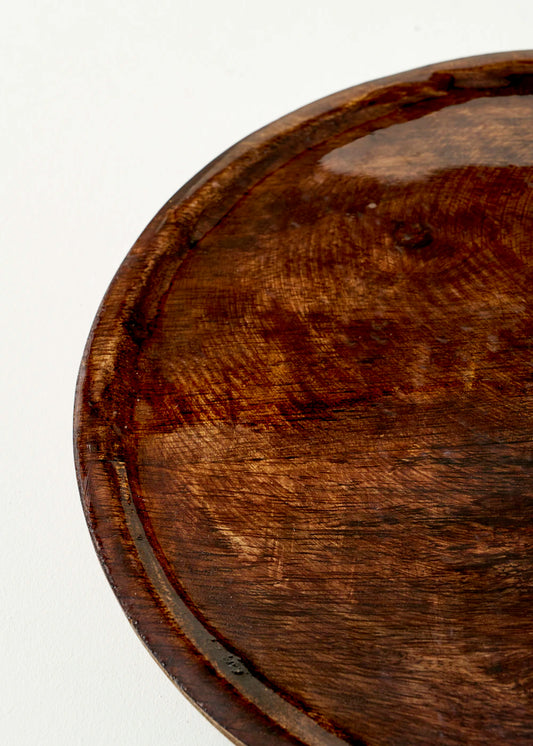 Boliva Mango Ağacı Dekoratif Tabak Naturel (25x25x1,5 cm) - 2
