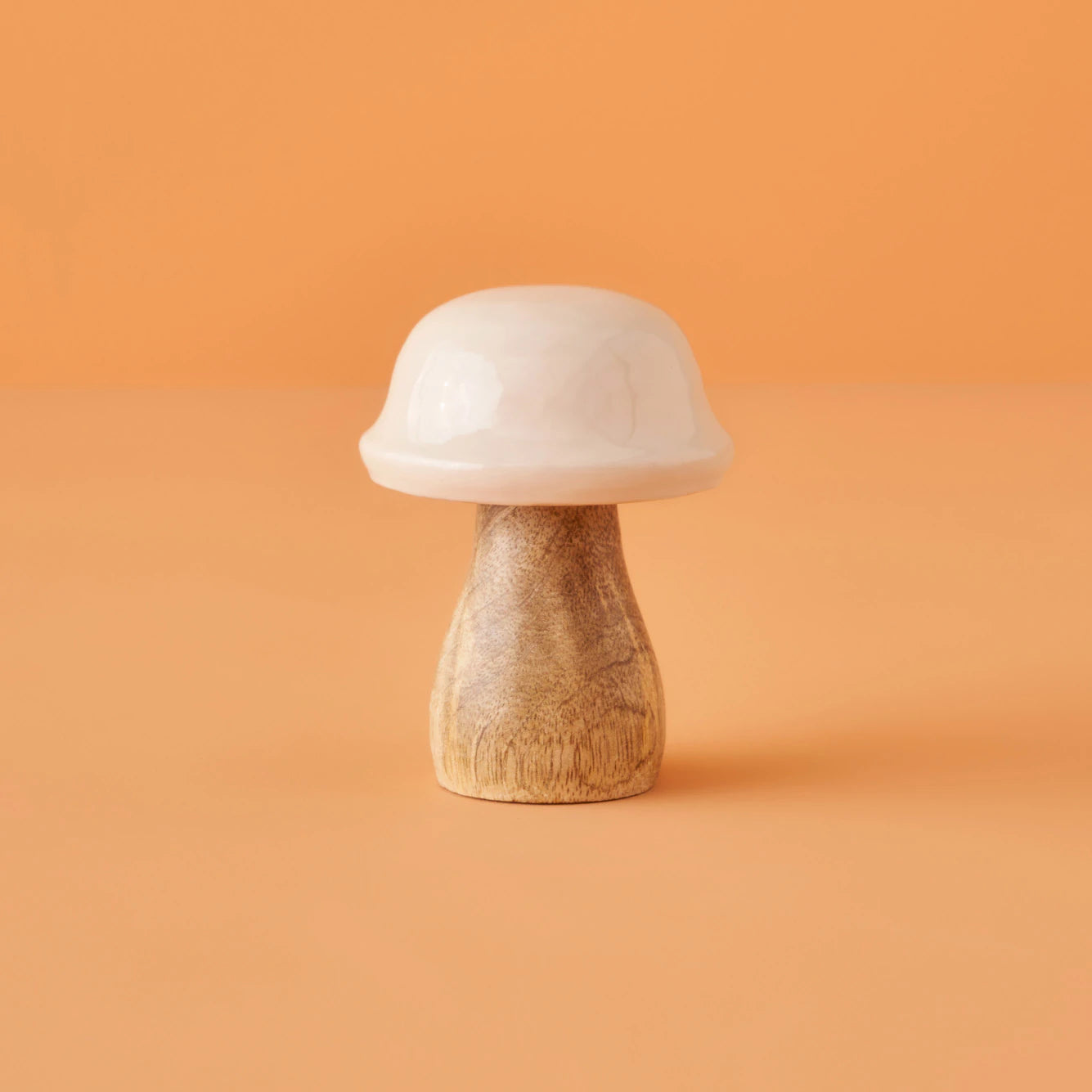 Mushroom Dekoratif Obje Bej (7x10 cm)