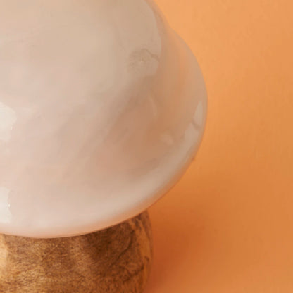 Mushroom Dekoratif Obje Bej (7x10 cm) - 2