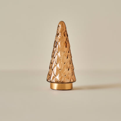 Pine Tree Yılbaşı Ledli Aydınlatma Gold (24 cm)