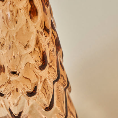 Pine Tree Yılbaşı Ledli Aydınlatma Gold (24 cm) - 24 cm - KAHVERENGİ - 4
