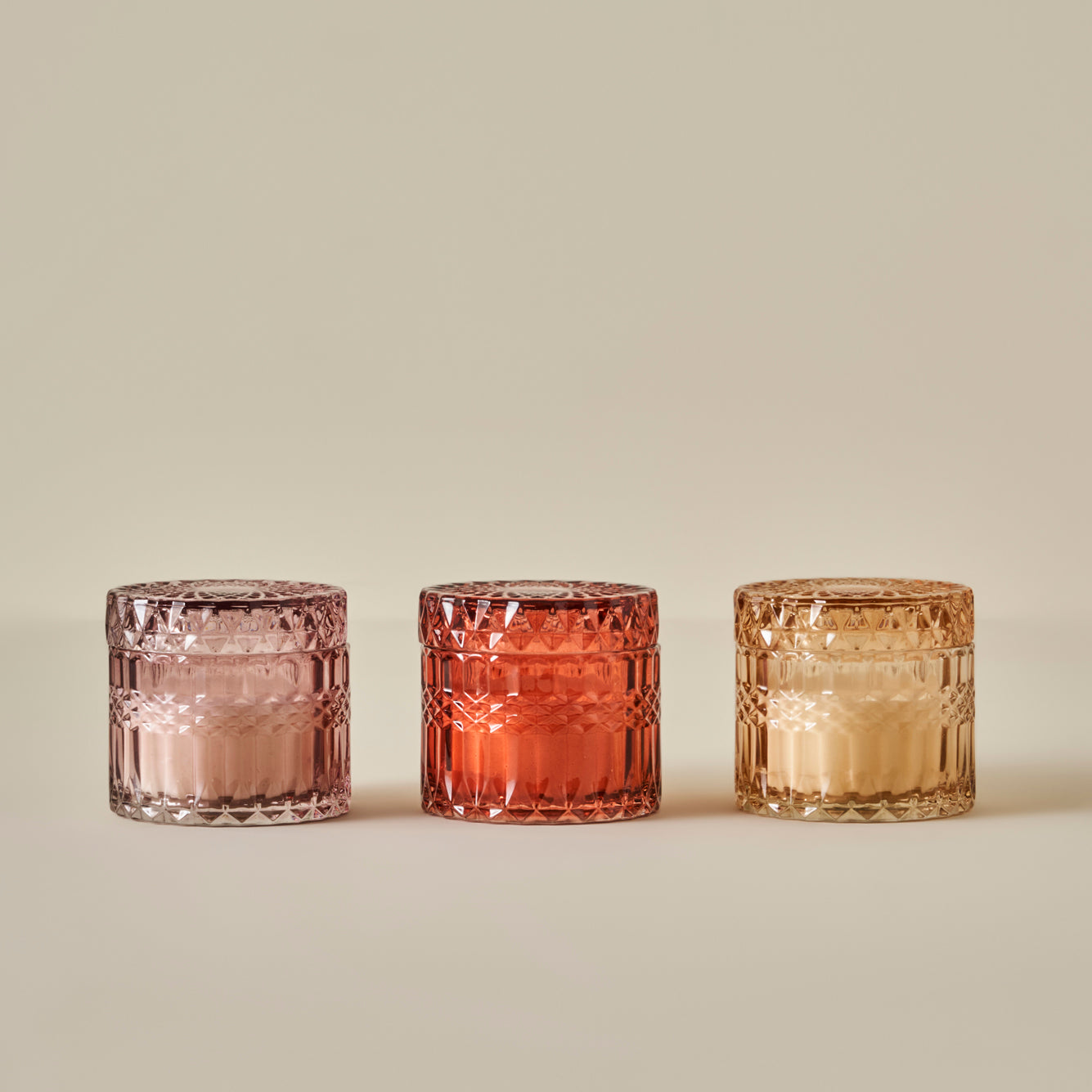 Julio Dekoratif Mum Bordo (9x9x8x7 cm) - 4