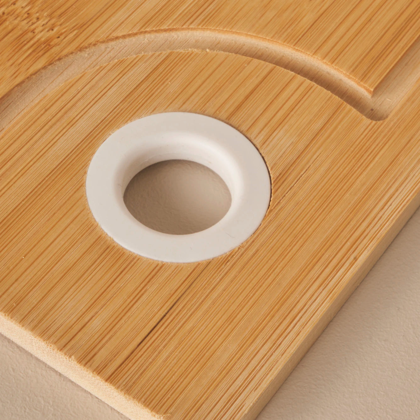 Ronna Bambu Kesme Tahtası Gri (36x23x1 cm) - KREM - 36x23x1 cm - 2