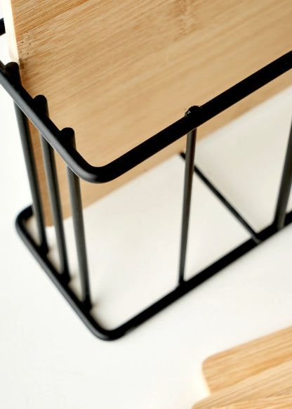 Miron 6'lı Standlı Kesme Tahtası Naturel (16x5x30 cm) - 5