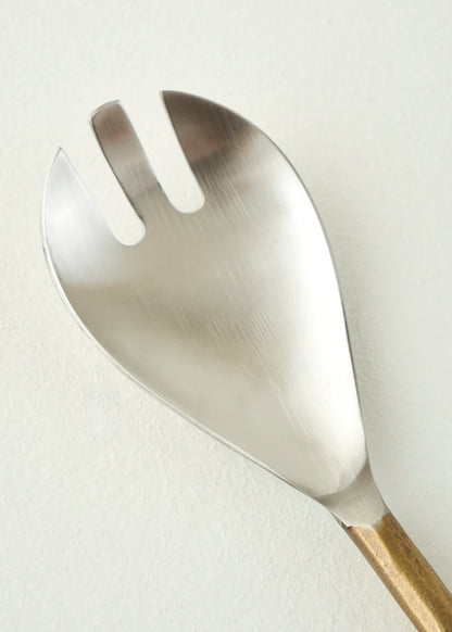 Finta Salata Servis Seti Naturel (25x5 cm)