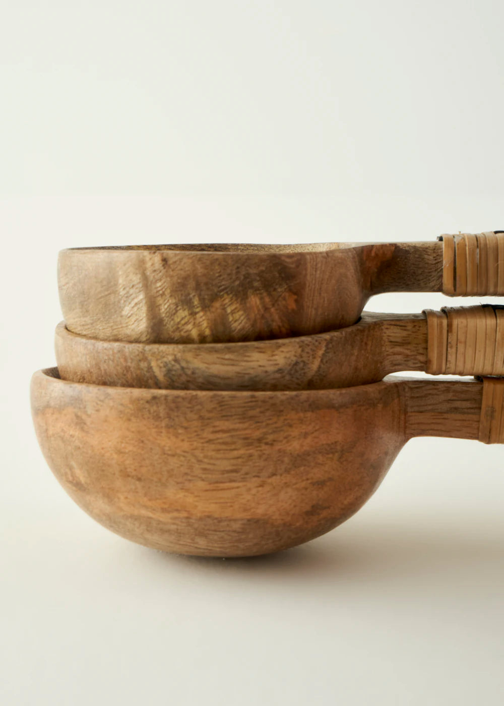 Varna 3'lü Ölçü Kaşığı Seti Naturel (21,5x8,5x5,5 cm) - 2
