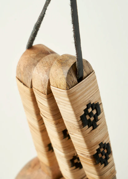 Varna 3'lü Ölçü Kaşığı Seti Naturel (21,5x8,5x5,5 cm) - 3