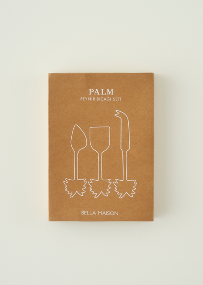 Palm Peynir Bıçağı Seti Gold - 8
