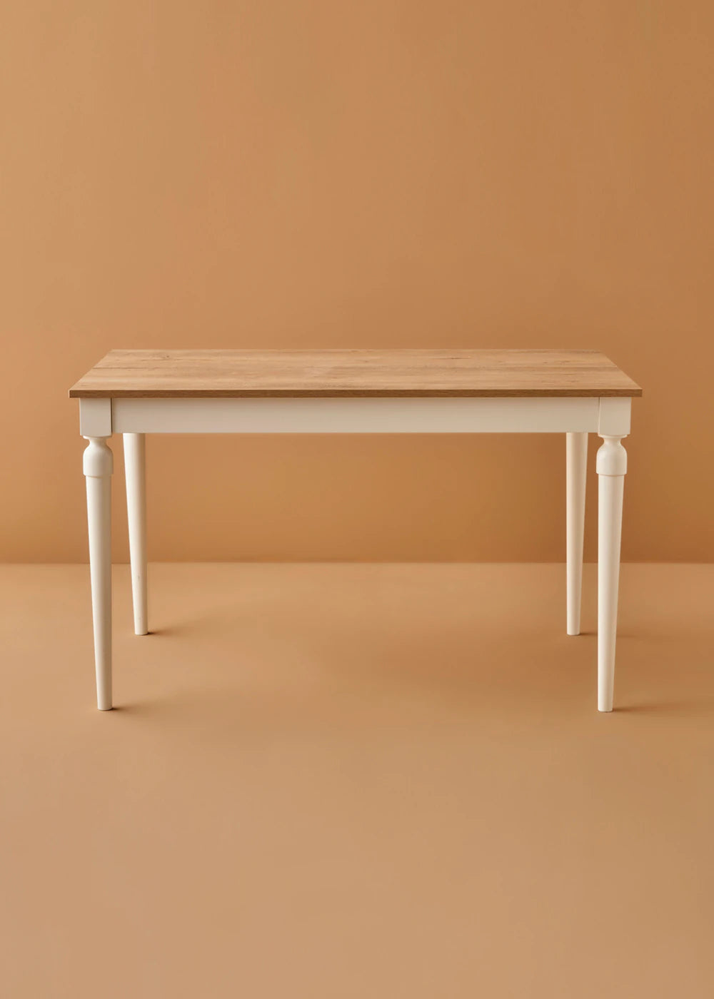 Oak Yemek Masası Naturel-Beyaz (80x120 cm) - 2