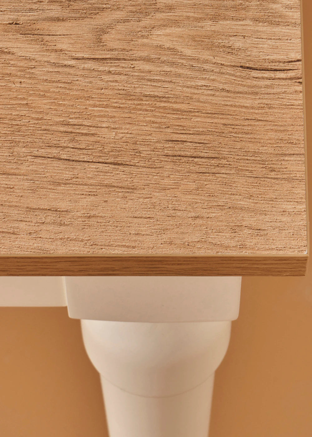 Oak Yemek Masası Naturel-Beyaz (80x120 cm) - 4