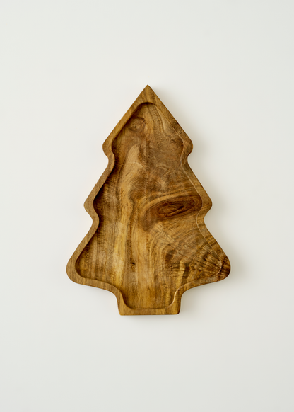 Tree Sunum Tabağı Naturel (28,5x20 cm)