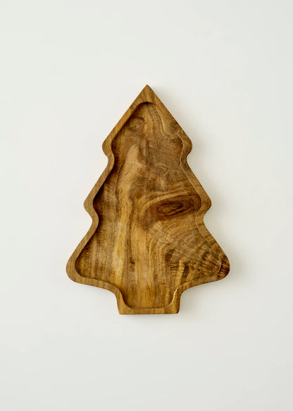 Tree Sunum Tabağı Naturel (28,5x20 cm)