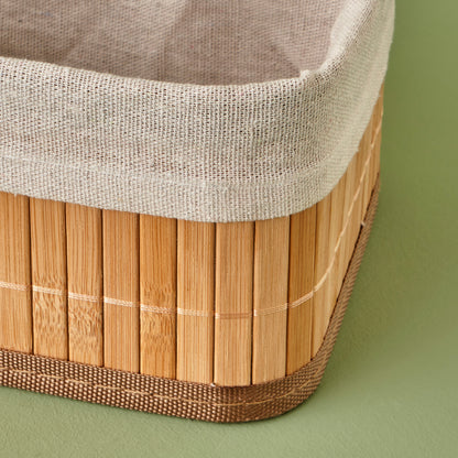Bres Bambu Düzenleyici Kutu Naturel (32x23x17 cm) - 2