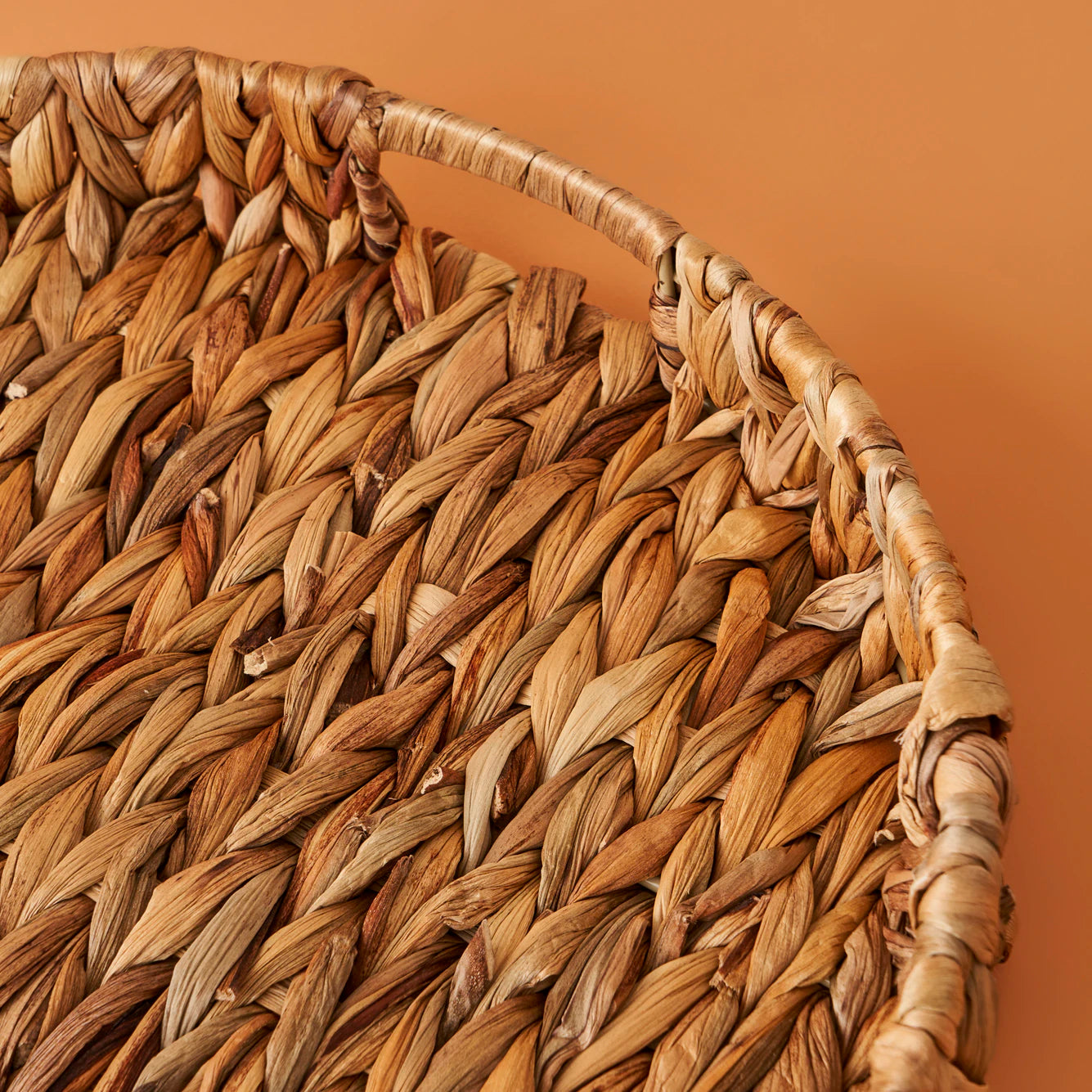Maita Yuvarlak Dekoratif Tepsi Naturel (30x4,5 cm) - 38x6 cm - NATUREL - 2