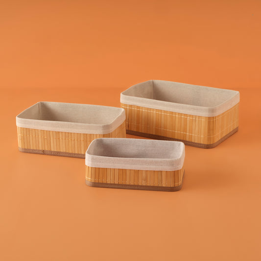 Bres Bambu Düzenleyici Kutu Naturel (20x15x10 cm) - 2