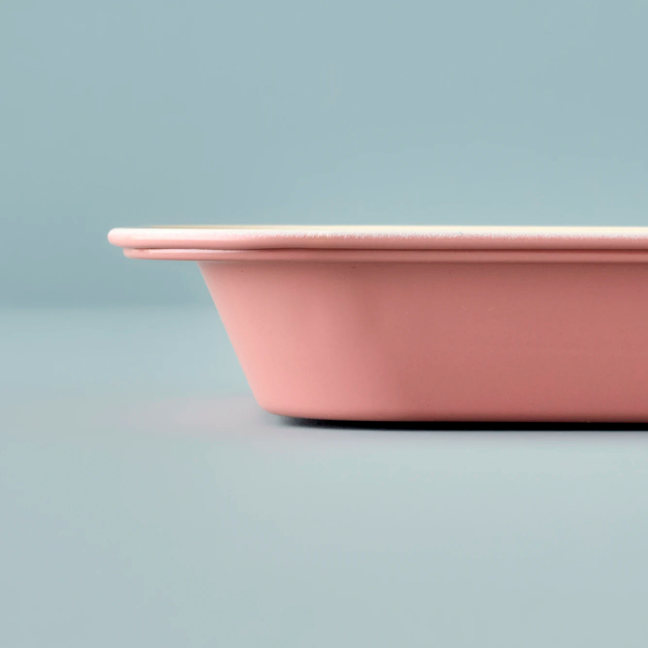 Dublin Çelik Fırın Kabı Krem (30x13x6 cm) - 28,5x17,5x3 cm - PEMBE-AMBER - 2