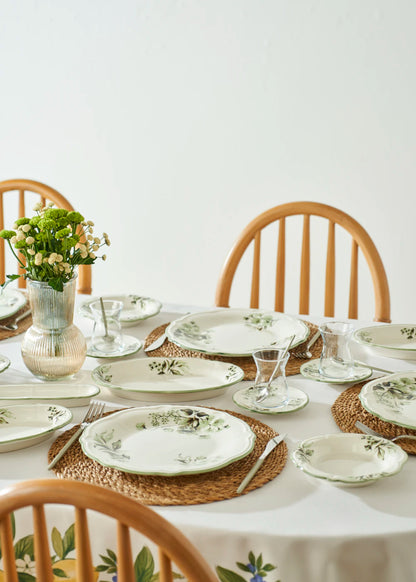 Julia Stoneware 26 Parça 6 Kişilik Kahvaltı Takımı Yeşil - 4