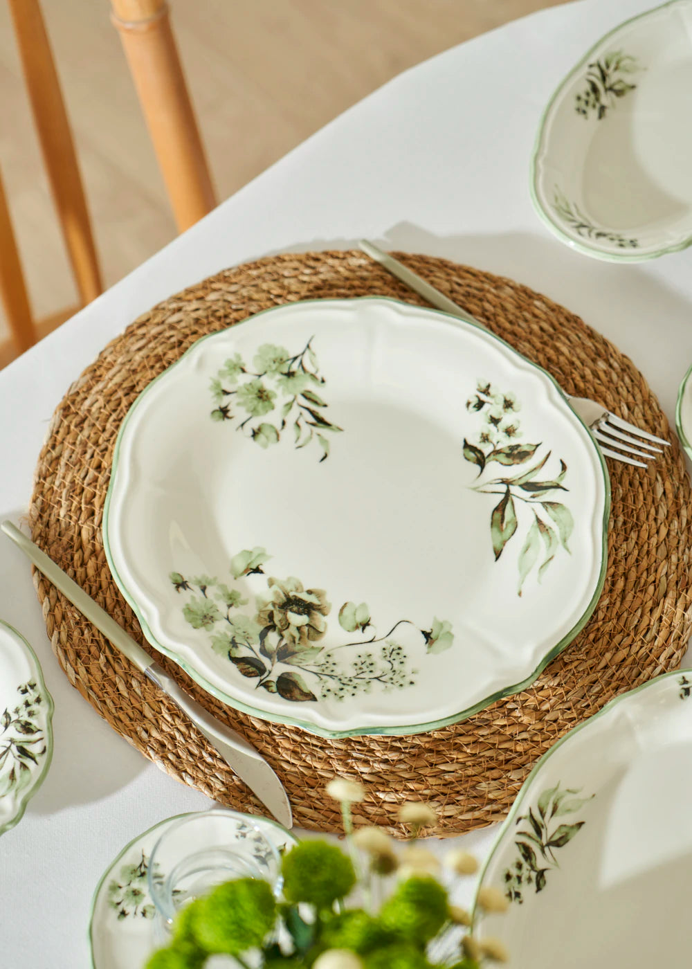 Julia Stoneware 26 Parça 6 Kişilik Kahvaltı Takımı Yeşil - 6