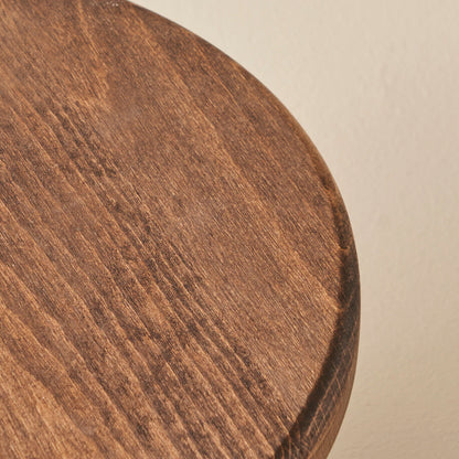 Wooden Ahşap Kek Standı Naturel (25x25 cm) - 2