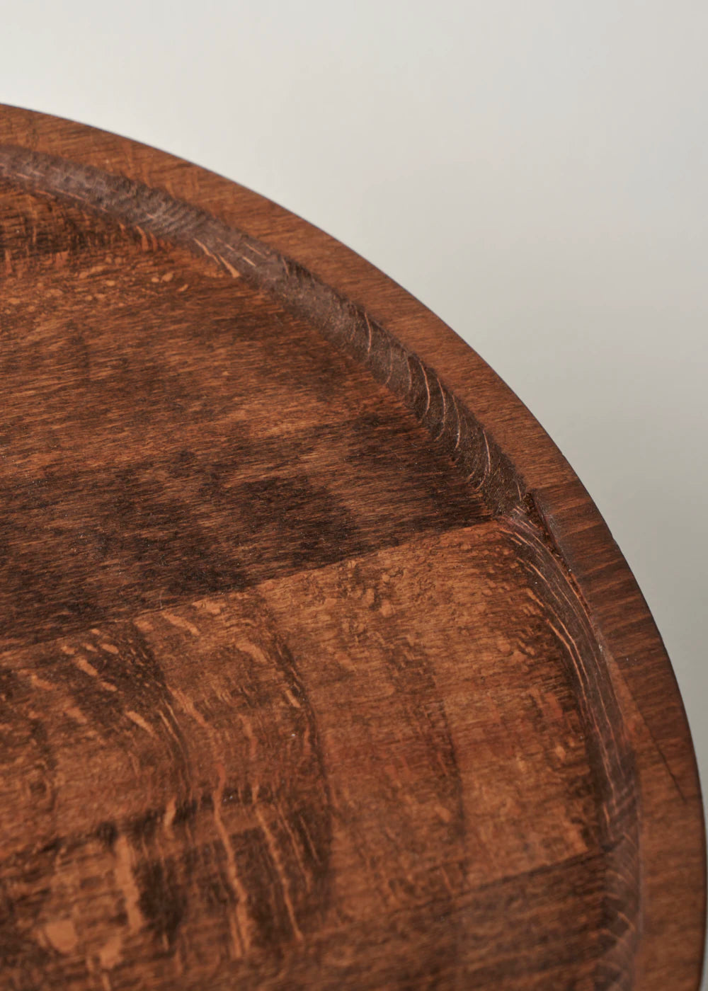 Wooden Ahşap Yuvarlak Sunum Standı Naturel (25 cm) - 4