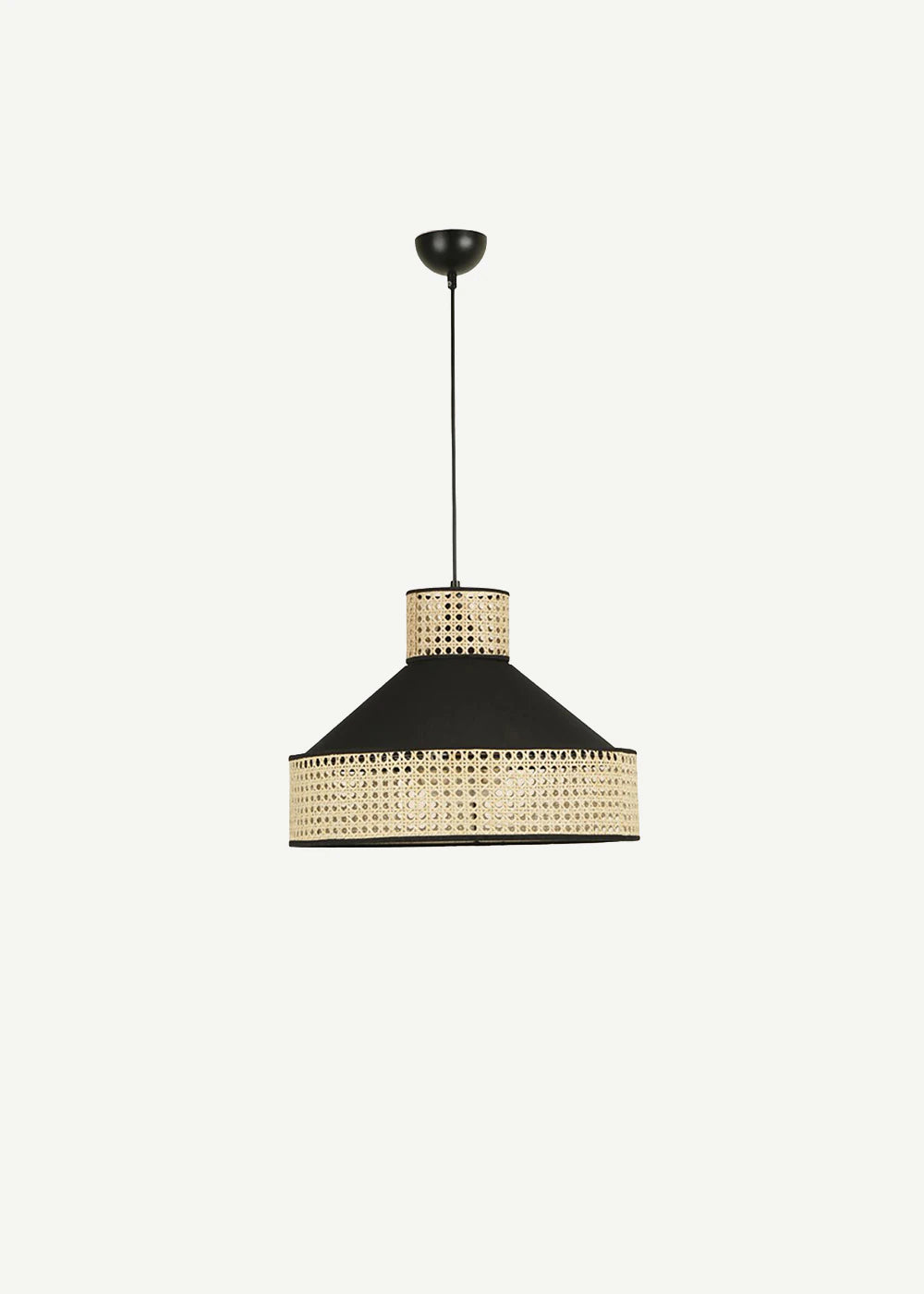 Henry Rattan Sarkıt Siyah (35x40x70 cm)