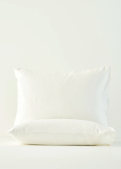 %100 Pamuk Ranforce Basic Yastık Kılıfı 2'li Optik Beyaz (50x70 cm)