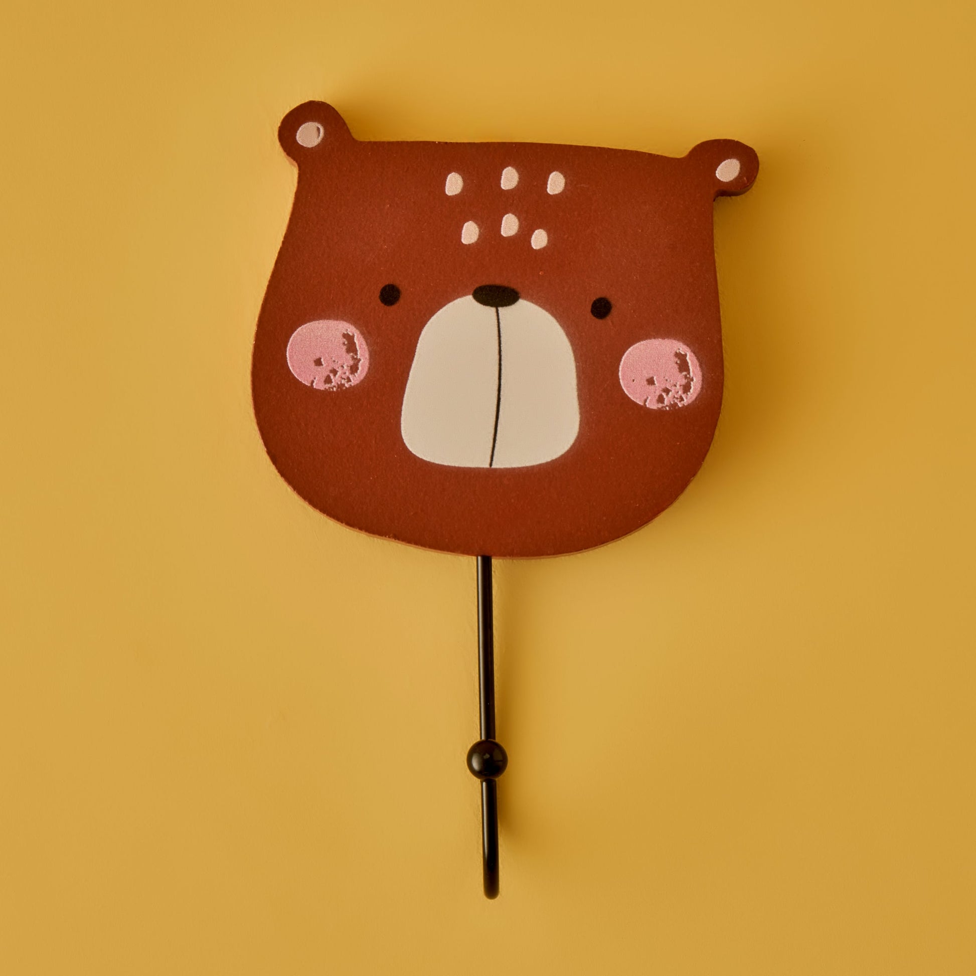 Bear Çocuk Askı Kahverengi (11x11x3 cm)