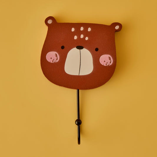 Bear Çocuk Askı Kahverengi (11x11x3 cm)