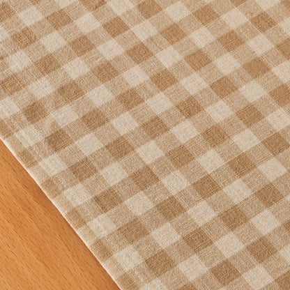 %100 Pamuk Pavia Masa Örtüsü Bej (150x250 cm) - 150x150 cm - BEJ - 2