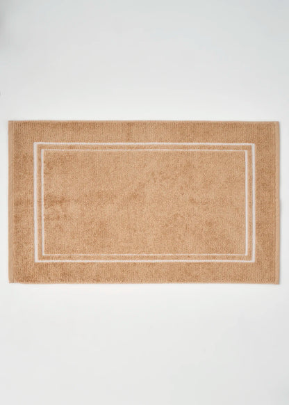 %100 Pamuk Premium Dorita Ayak Havlusu Bej (50x70 cm)