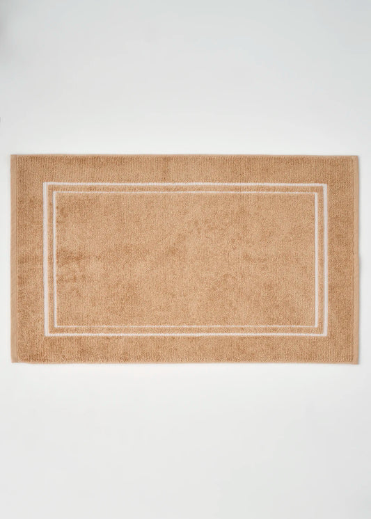 %100 Pamuk Premium Dorita Ayak Havlusu Bej (50x70 cm)
